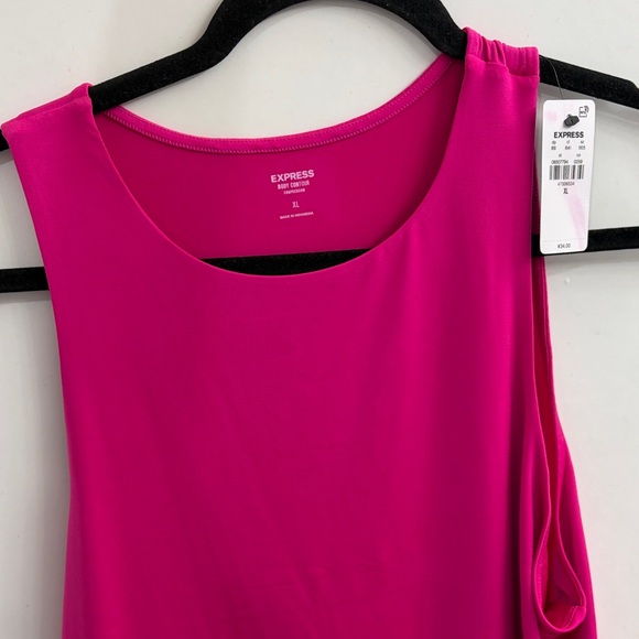 NWT Express Compression Fuchsia Bodysuit XL - Picture 5 of 6
